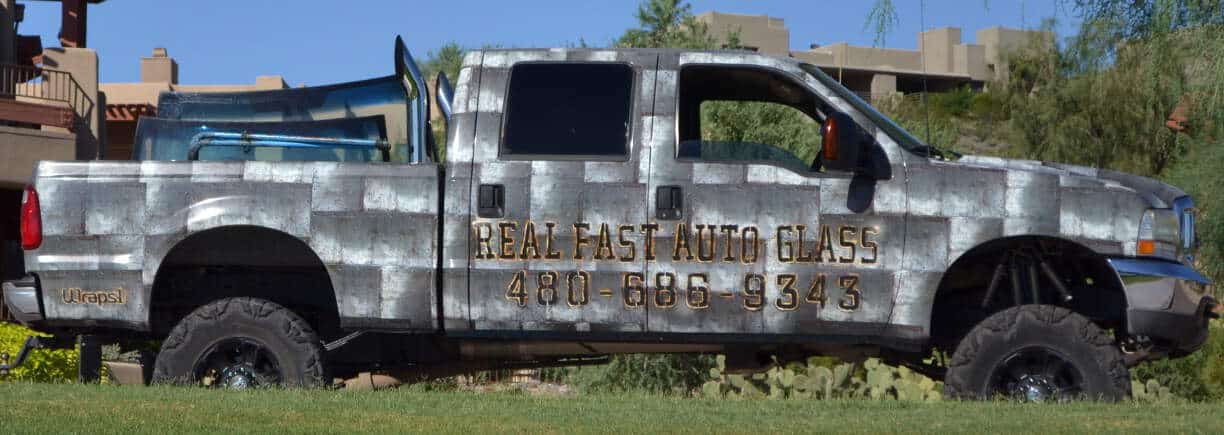 Real Fast Auto Glass Truck 